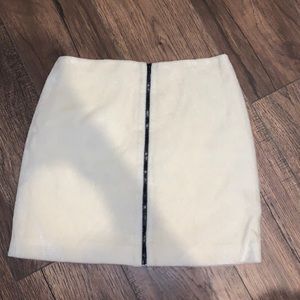 Boutique furry skirt